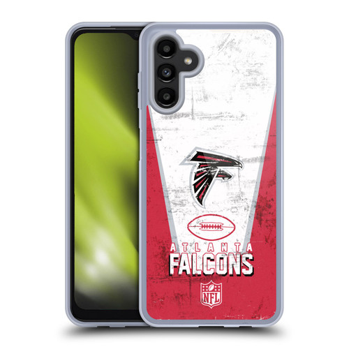 NFL Atlanta Falcons Logo Art Banner Soft Gel Case for Samsung Galaxy A13 5G (2021)