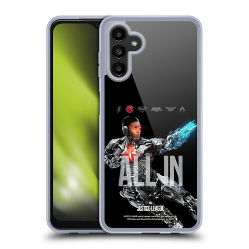 Justice League Movie Posters Cyborg Soft Gel Case for Samsung Galaxy A13 5G (2021)