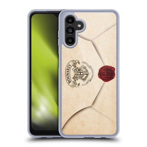 Harry Potter Hogwarts Letter Envelope Acceptance Parchment Soft Gel Case for Samsung Galaxy A13 5G (2021)