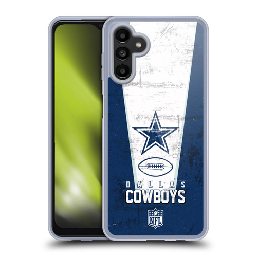 NFL Dallas Cowboys Logo Art Banner Soft Gel Case for Samsung Galaxy A13 5G (2021)