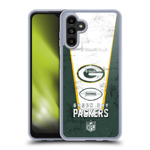 NFL Green Bay Packers Logo Art Banner Soft Gel Case for Samsung Galaxy A13 5G (2021)