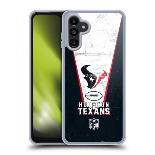 NFL Houston Texans Logo Art Banner Soft Gel Case for Samsung Galaxy A13 5G (2021)