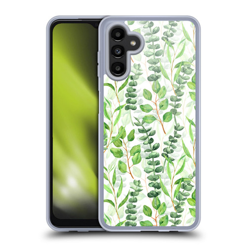 Katerina Kirilova Fruits & Foliage Patterns Eucalyptus Mix Soft Gel Case for Samsung Galaxy A13 5G (2021)