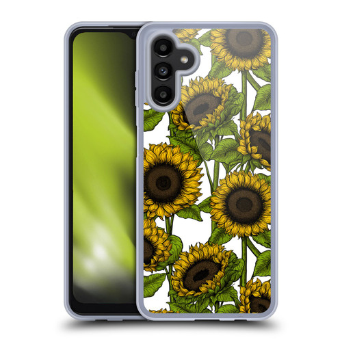Katerina Kirilova Floral Patterns Sunflowers Soft Gel Case for Samsung Galaxy A13 5G (2021)