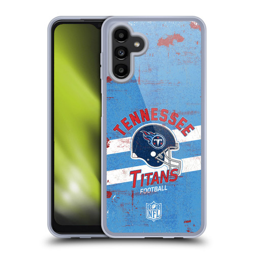 NFL Tennessee Titans Logo Art Helmet Distressed Soft Gel Case for Samsung Galaxy A13 5G (2021)