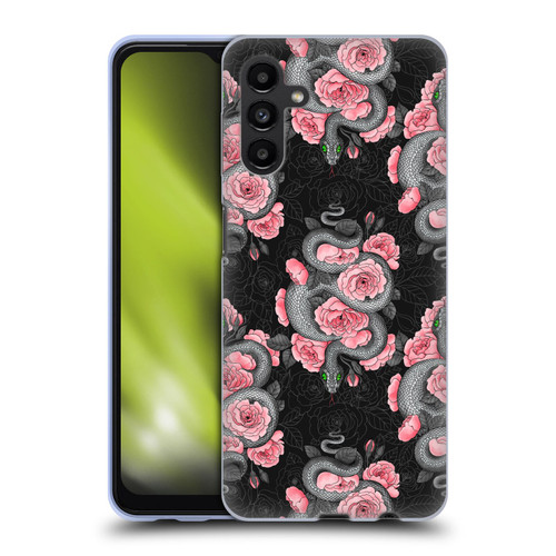Katerina Kirilova Graphics Snakes And Roses Soft Gel Case for Samsung Galaxy A13 5G (2021)