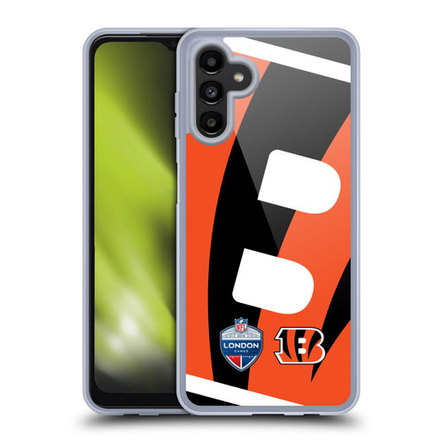 NFL 2019 London Games Oversized Bengals Soft Gel Case for Samsung Galaxy A13 5G (2021)