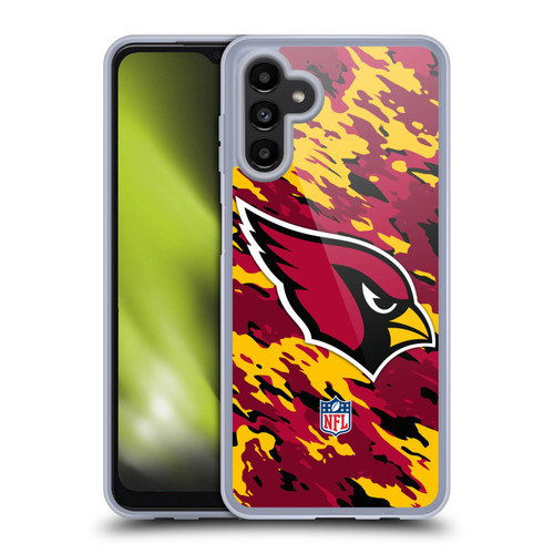 NFL Arizona Cardinals Logo Camou Soft Gel Case for Samsung Galaxy A13 5G (2021)