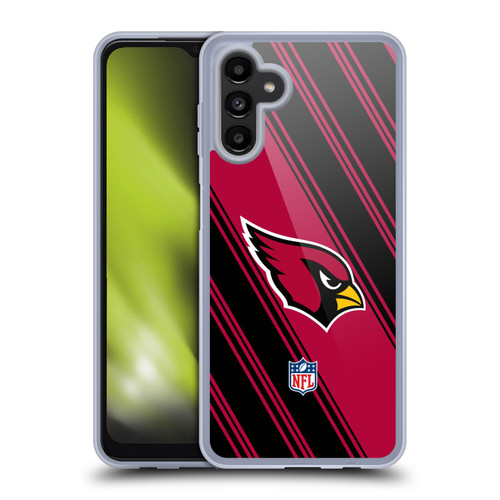 NFL Arizona Cardinals Artwork Stripes Soft Gel Case for Samsung Galaxy A13 5G (2021)