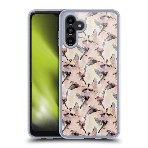 Micklyn Le Feuvre Animals Sparrow Flight Soft Gel Case for Samsung Galaxy A13 5G (2021)