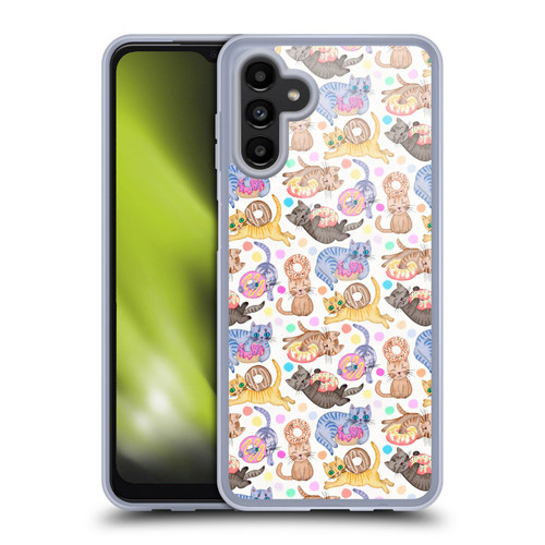Micklyn Le Feuvre Animals Sprinkles On Donuts and Whiskers On Kittens Soft Gel Case for Samsung Galaxy A13 5G (2021)