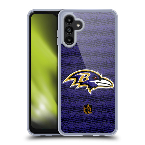 NFL Baltimore Ravens Logo Football Soft Gel Case for Samsung Galaxy A13 5G (2021)