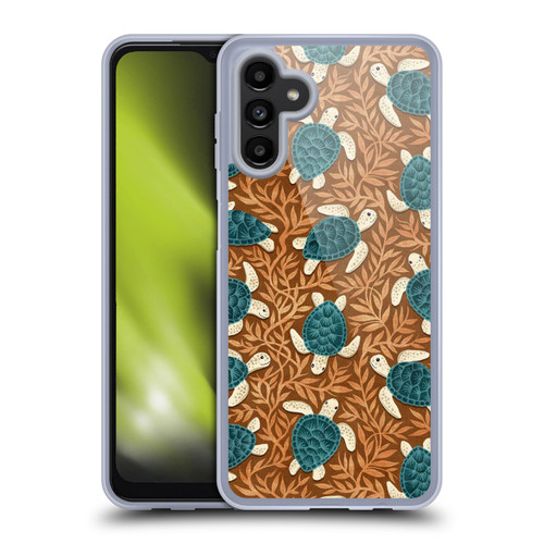 Micklyn Le Feuvre Flora And Fauna Tiny Turtle Treasures Soft Gel Case for Samsung Galaxy A13 5G (2021)
