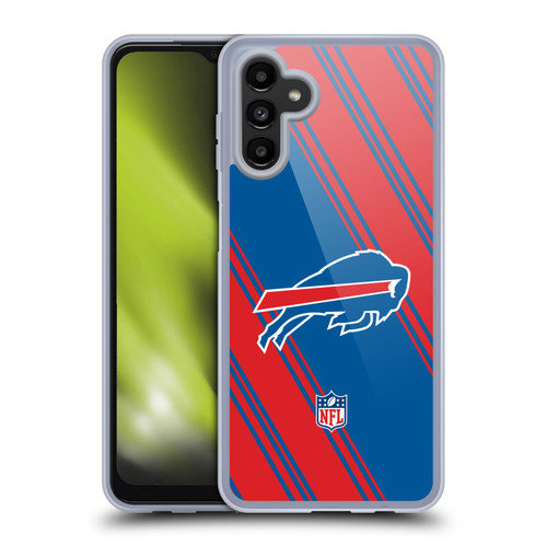 NFL Buffalo Bills Artwork Stripes Soft Gel Case for Samsung Galaxy A13 5G (2021)