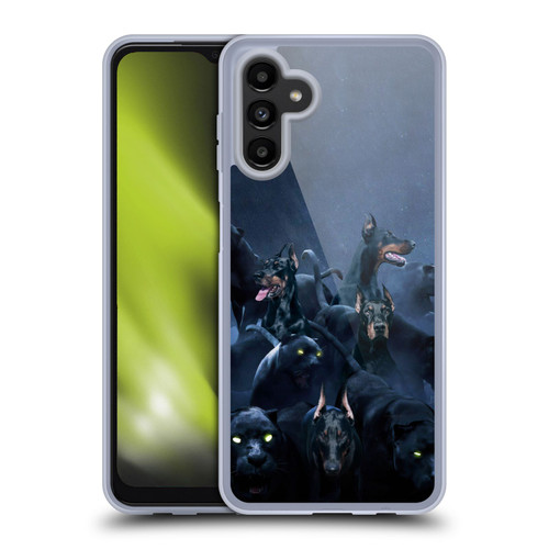 Klaudia Senator Animal Art Doberman Soft Gel Case for Samsung Galaxy A13 5G (2021)