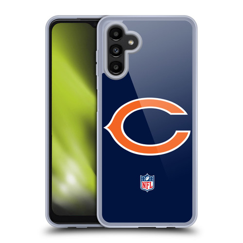 NFL Chicago Bears Logo Plain Soft Gel Case for Samsung Galaxy A13 5G (2021)