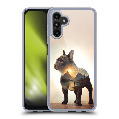 Klaudia Senator French Bulldog Lake Soft Gel Case for Samsung Galaxy A13 5G (2021)