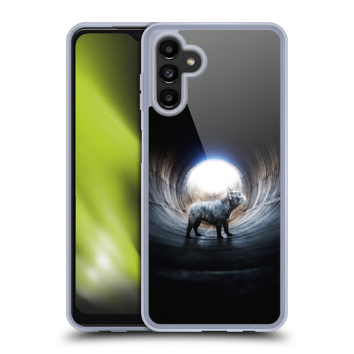 Klaudia Senator French Bulldog Lost Soft Gel Case for Samsung Galaxy A13 5G (2021)