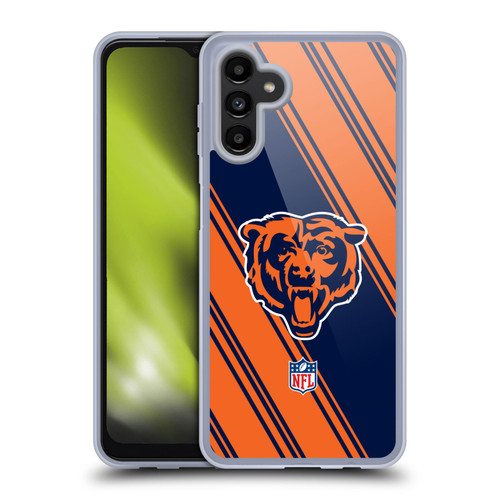 NFL Chicago Bears Artwork Stripes Soft Gel Case for Samsung Galaxy A13 5G (2021)