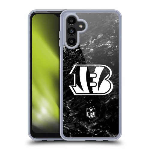 NFL Cincinnati Bengals Artwork Marble Soft Gel Case for Samsung Galaxy A13 5G (2021)