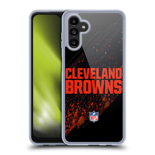 NFL Cleveland Browns Logo Blur Soft Gel Case for Samsung Galaxy A13 5G (2021)