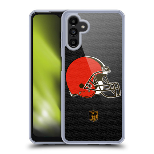 NFL Cleveland Browns Logo Football Soft Gel Case for Samsung Galaxy A13 5G (2021)