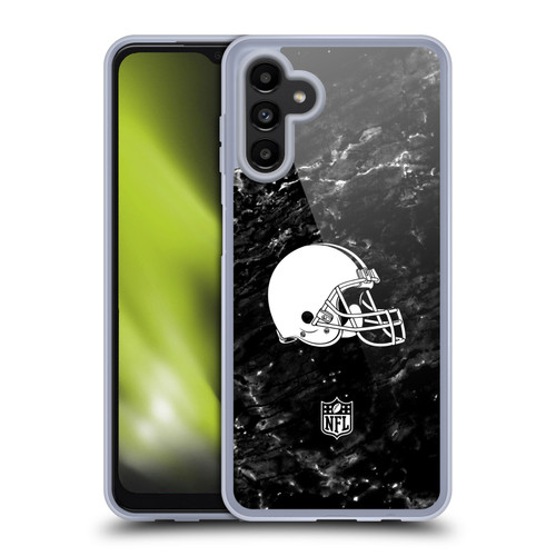 NFL Cleveland Browns Artwork Marble Soft Gel Case for Samsung Galaxy A13 5G (2021)