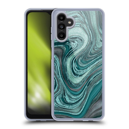 LebensArt Gemstone Marble Shiny River Soft Gel Case for Samsung Galaxy A13 5G (2021)