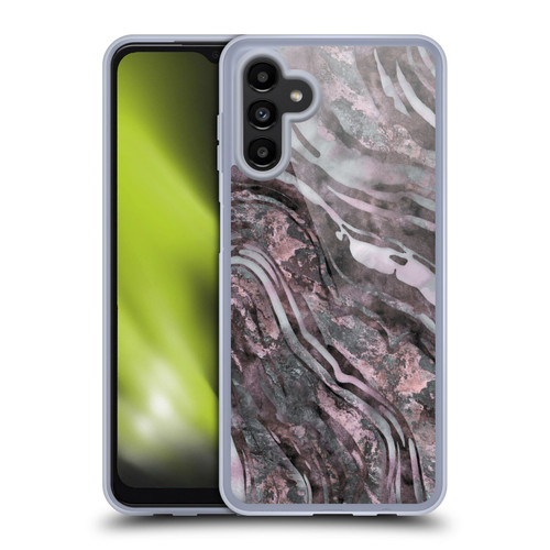 LebensArt Geo Liquid Marble River Stone Soft Gel Case for Samsung Galaxy A13 5G (2021)