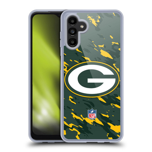 NFL Green Bay Packers Logo Camou Soft Gel Case for Samsung Galaxy A13 5G (2021)