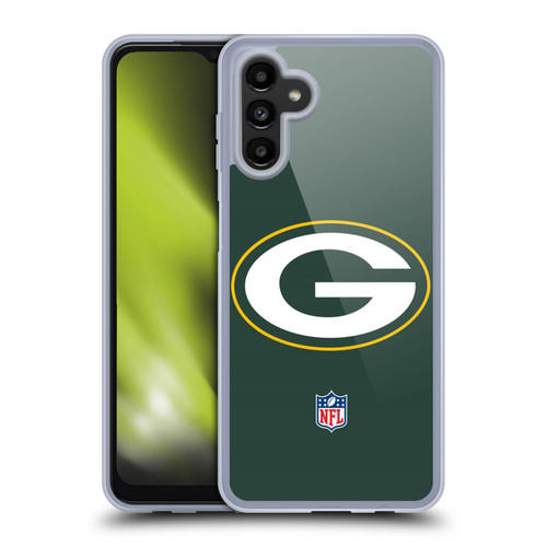 NFL Green Bay Packers Logo Plain Soft Gel Case for Samsung Galaxy A13 5G (2021)