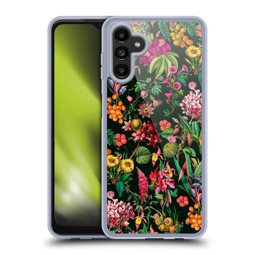LebensArt Jungle Plants And Animals Multicolor Soft Gel Case for Samsung Galaxy A13 5G (2021)