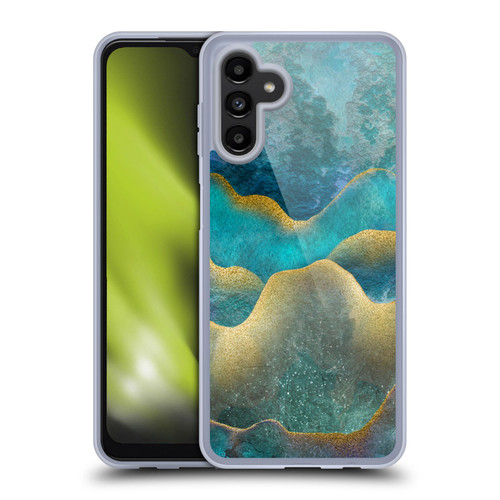 LebensArt Mineral Marble Wash Up Soft Gel Case for Samsung Galaxy A13 5G (2021)