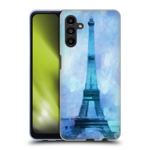 LebensArt Pastels Blue Soft Gel Case for Samsung Galaxy A13 5G (2021)