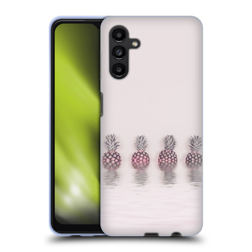 LebensArt Pastels Pineapples Soft Gel Case for Samsung Galaxy A13 5G (2021)