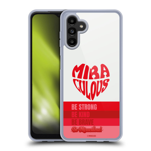 Miraculous Ladybug Radiant Red Typography Soft Gel Case for Samsung Galaxy A13 5G (2021)