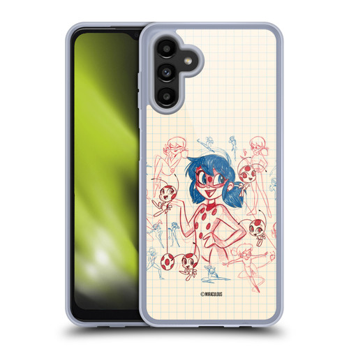 Miraculous Ladybug Sketches Ladybug Soft Gel Case for Samsung Galaxy A13 5G (2021)