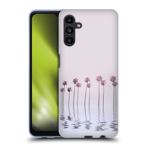 LebensArt Pastels Water Palm Trees Soft Gel Case for Samsung Galaxy A13 5G (2021)