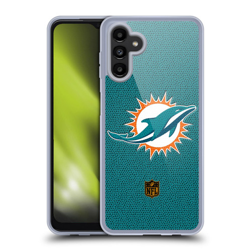 NFL Miami Dolphins Logo Football Soft Gel Case for Samsung Galaxy A13 5G (2021)