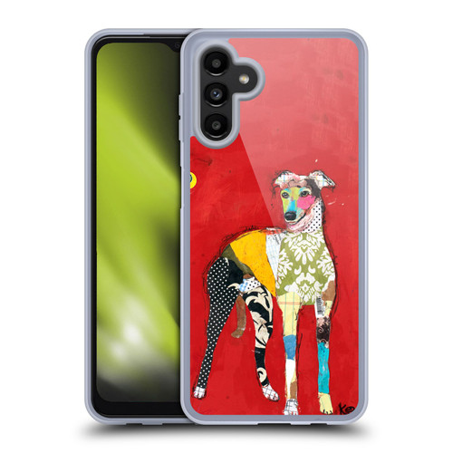 Michel Keck Dogs 2 Greyhound Soft Gel Case for Samsung Galaxy A13 5G (2021)