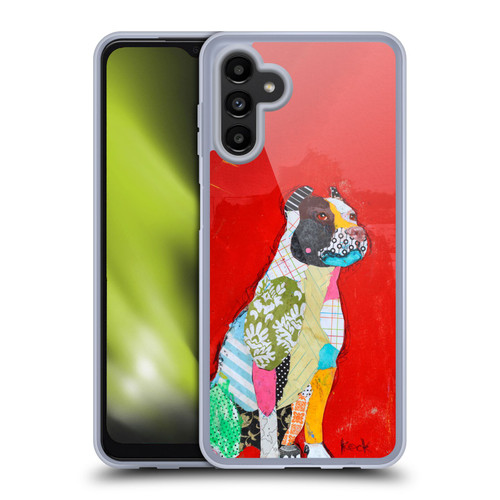Michel Keck Dogs 4 Pitbull Soft Gel Case for Samsung Galaxy A13 5G (2021)