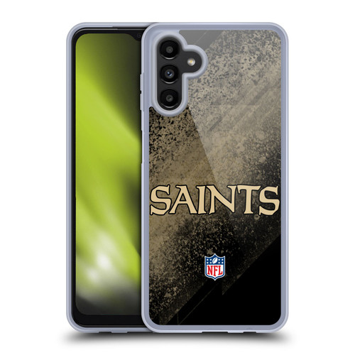NFL New Orleans Saints Logo Blur Soft Gel Case for Samsung Galaxy A13 5G (2021)