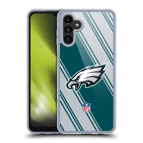 NFL Philadelphia Eagles Artwork Stripes Soft Gel Case for Samsung Galaxy A13 5G (2021)