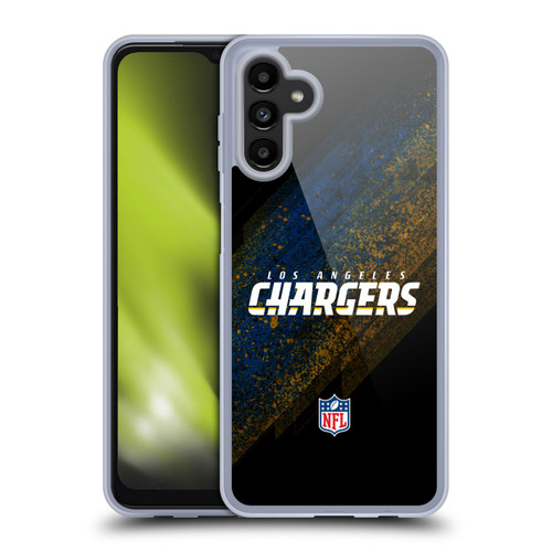 NFL Los Angeles Chargers Logo Blur Soft Gel Case for Samsung Galaxy A13 5G (2021)