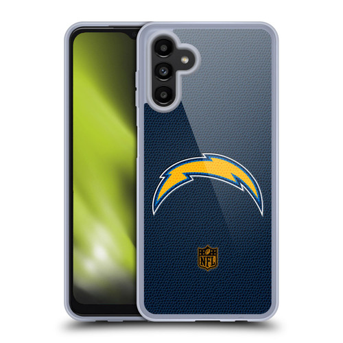 NFL Los Angeles Chargers Logo Football Soft Gel Case for Samsung Galaxy A13 5G (2021)