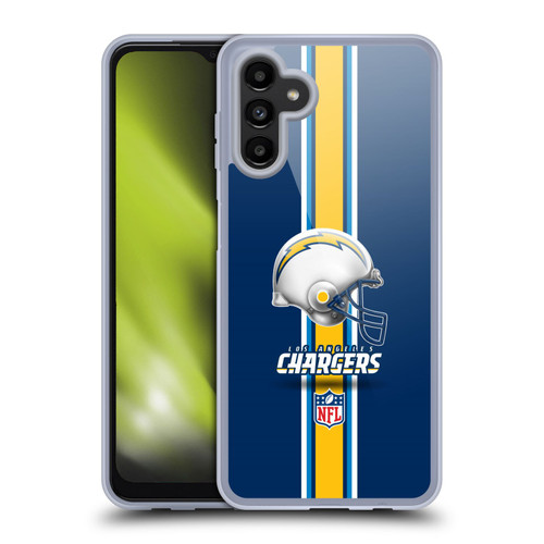 NFL Los Angeles Chargers Logo Helmet Soft Gel Case for Samsung Galaxy A13 5G (2021)