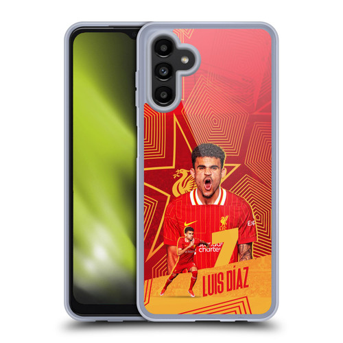 Liverpool Football Club 2024/25 First Team Luis Díaz Soft Gel Case for Samsung Galaxy A13 5G (2021)