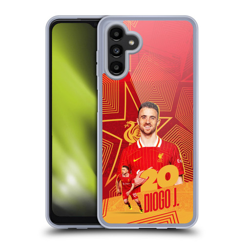 Liverpool Football Club 2024/25 First Team Diogo Jota Soft Gel Case for Samsung Galaxy A13 5G (2021)