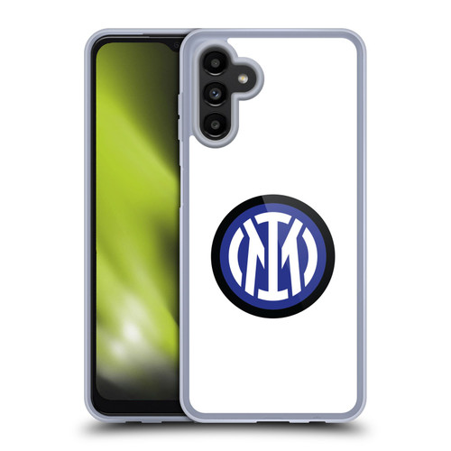 Fc Internazionale Milano Badge Logo On White Soft Gel Case for Samsung Galaxy A13 5G (2021)