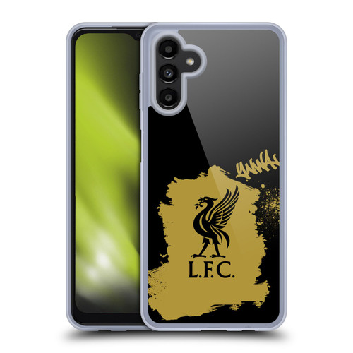 Liverpool Football Club Graffiti Art Liverbird In Black Soft Gel Case for Samsung Galaxy A13 5G (2021)